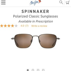 New Maui Jim Spinnaker Polarized Sunglasses